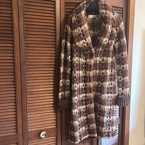 Charlie & Robin Marled Stitch Sweatercoat from Anthropologie